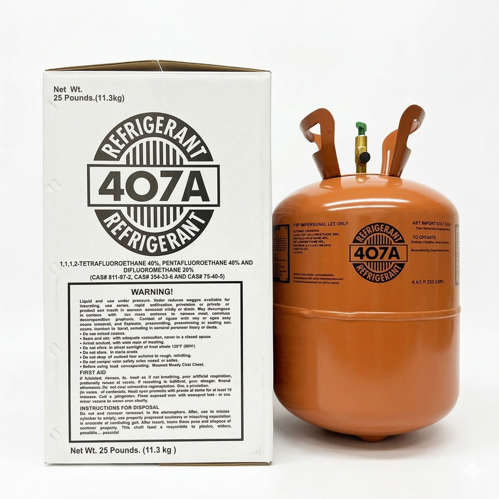 R407A Refrigerant 25 Lbs - Factory Sealed